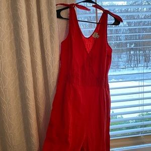 Tank top style romper